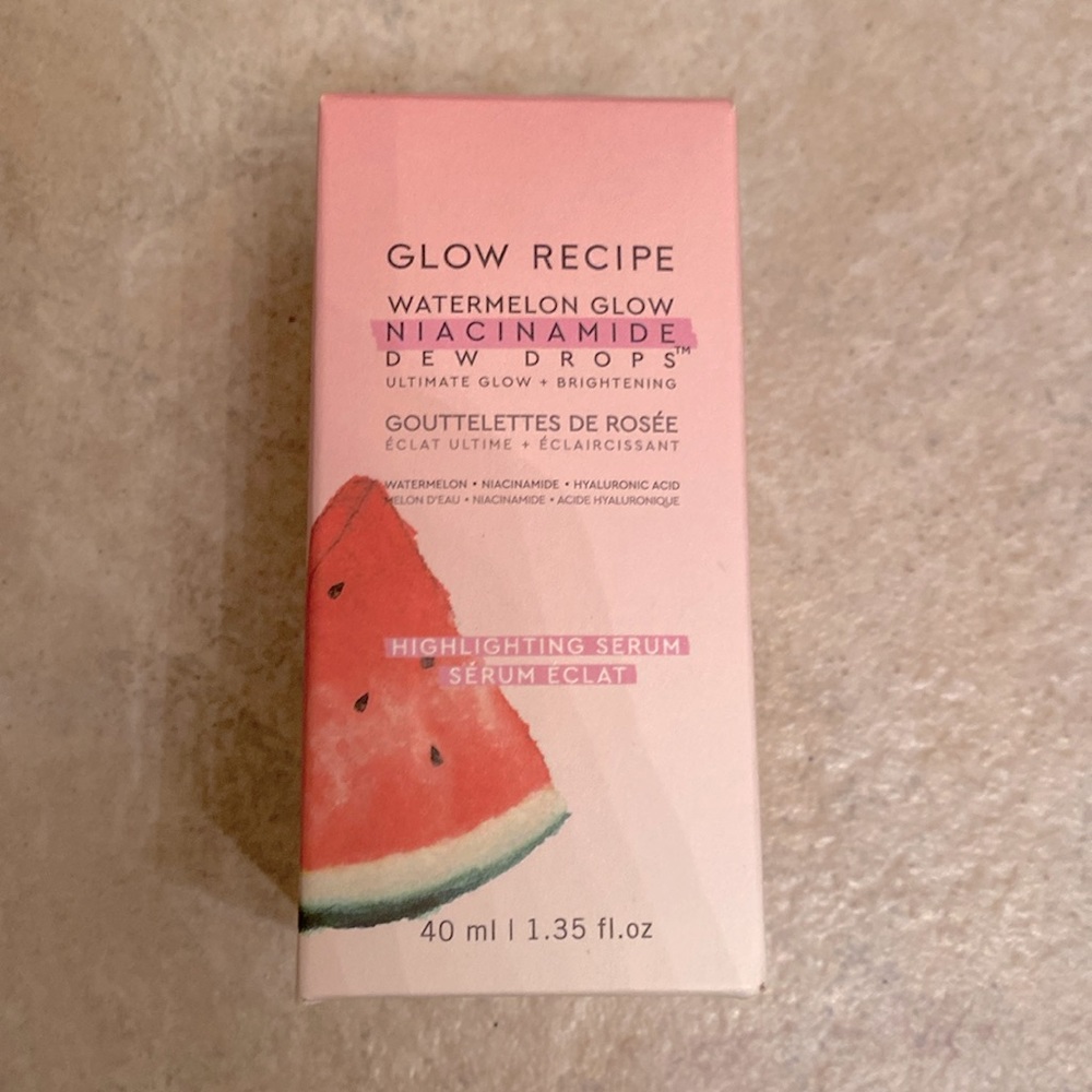 Glow Recipe
Watermelon Glow Niacinamide Dew Drops Serum